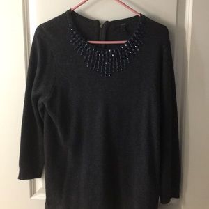 NWOT J Crew embellished sweater
